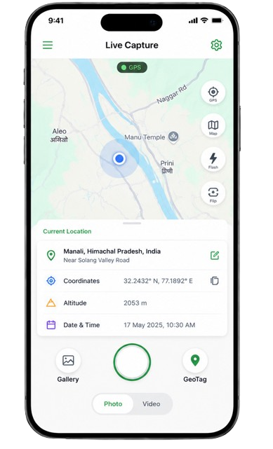 Geo Tagger map view